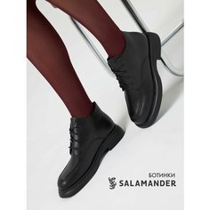Ботинки дерби Salamander, размер 37, черный