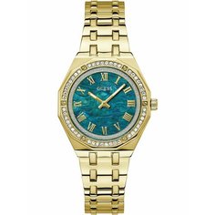 Наручные часы GUESS, GW0770L2 золотистый/морской