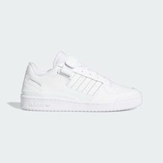 Кроссовки adidas Originals Forum Low, полнота F (EU)/ на среднюю стопу, размер 9.5 UK, белый