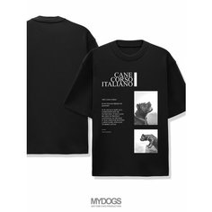 Футболка, размер S, черный My Dogs