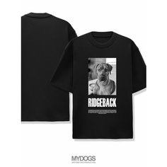 Футболка, размер S, черный My Dogs