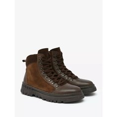 Ботинки берцы 4x4 Shoes, размер 45, коричневый