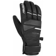 Перчатки Reusch для мужчин, размер 7, black/white