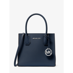 Сумка кросс-боди MICHAEL KORS, фактура зернистая, синий