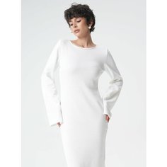 Платье KIVI CLOTHING, размер 40-46, молочный