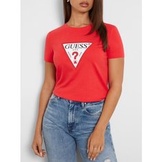 Футболка GUESS SS CN Original Tee, , размер XS, красный
