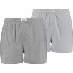 Трусы Levis Woven Boxer 2P, комплект из 2 шт., размер M, серый Levis®