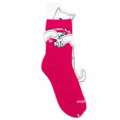 Носки RIPNDIP Носки укороченные Ripndip - Stop Being Pussy - Mid - Pink, размер Универсальный, розовый