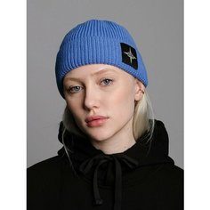 Шапка бини SEVERCLOTHING для мужчин и женщин, размер 54-58, синий