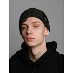 Шапка бини SEVERCLOTHING для мужчин и женщин, размер 54-58, темно-серый