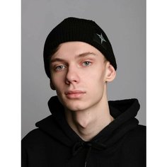 Шапка бини SEVERCLOTHING для мужчин и женщин, размер 54-58, черный