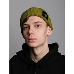 Шапка бини SEVERCLOTHING для мужчин и женщин, размер 54-58, хаки