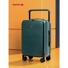 Чемодан HANKE, 69 л, размер M+, зеленый