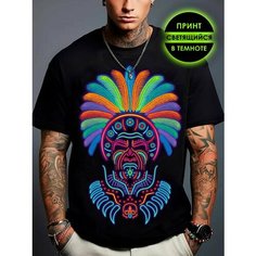 Футболка Romax Tex, размер 46, черный