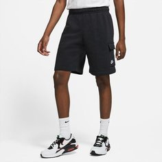 Шорты спортивные NIKE Sportswear Club Mens Cargo Shorts, размер L, черный