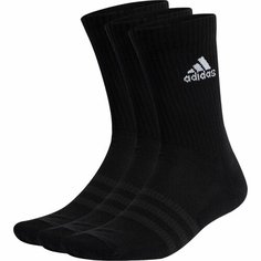 Носки adidas Cushioned Crew Socks 3 Pairs, комплект, 3 пары, размер XS, черный/белый