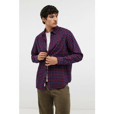 Рубашка Baon B6624514, размер S, dark red checked