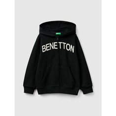 Толстовка UNITED COLORS OF BENETTON, размер 122, черный