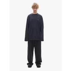 Лонгслив FABLE Uniform, размер S, , темно-синий