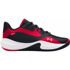 Кроссовки Under Armour UA Lockdown 7 Low, размер 11,5 US, красный/черный