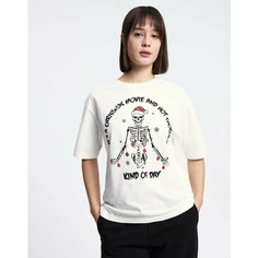 Футболка Gloria Jeans, размер L (48-50), молочный