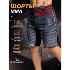 Бермуды Barracuda, размер L, серый/красный