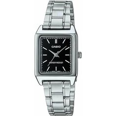 Наручные часы CASIO, черный, серебряный