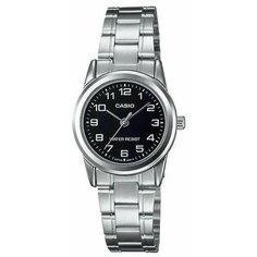 Наручные часы CASIO, черный, серебряный