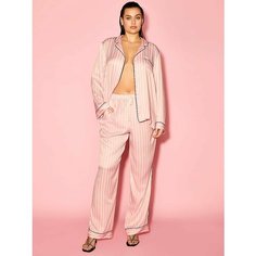 Пижама Victorias Secret, размер M Regular, бело-розовый