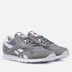 Кроссовки Reebok Reebok CL NYLON, размер 40.5, серый