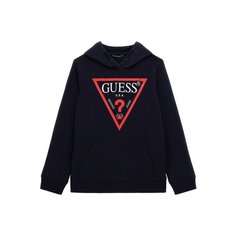 Толстовка GUESS Kilone, размер 14, темно-синий