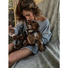 Свитшот JL12.brand, размер Оверсайз, , серый