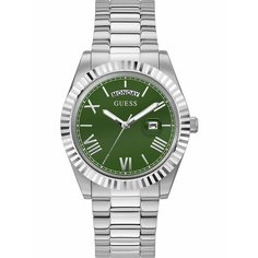 Наручные часы GUESS Dress, серебристый
