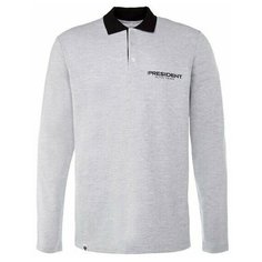 Поло, размер L, серый, серый Нет бренда