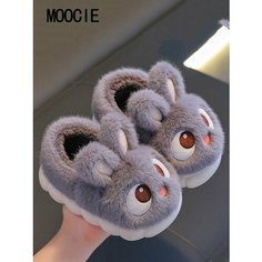 Тапочки MOOCIE, размер CN 24-25, серый