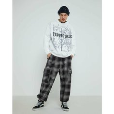 Брюки Gloria Jeans Ready! Steady! Go!, размер 9-11л/134-146, черный/белый