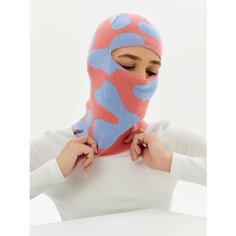 Балаклава БЕЧЕТ для мужчин и женщин, размер OneSize, голубой, коралловый