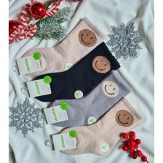 Носки 4 пары, размер 5-8 лет, , микс 3 нет