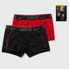 Трусы NIKE Breathe Micro, комплект из 3 шт., размер XL, красный, черный