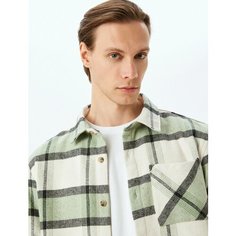 Рубашка KOTON, размер S, зелeный