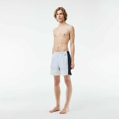 Шорты для плавания LACOSTE, размер TXL, светло-голубой