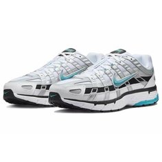 Кроссовки NIKE P-6000, полнота B (US)/ на среднюю стопу, размер 42 EU (26,5 cm), metallic silver