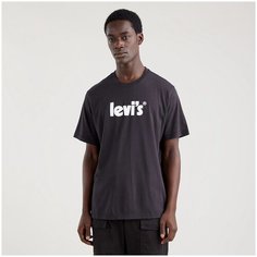 Футболка Levis Men Relaxed Fit Graphic Tee, размер S, черный Levis®