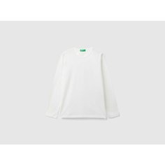 Лонгслив UNITED COLORS OF BENETTON, размер 122, белый