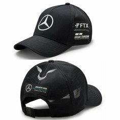 Бейсболка Mercedes-Benz Бейсболка Мерседес Кепка Mersedes для мужчин и женщин, размер 55-60, Black / White - 001