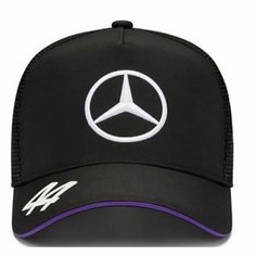 Бейсболка Mercedes-Benz Бейсболка Мерседес Кепка Mersedes для мужчин и женщин, размер 55-60, Black/Black/White