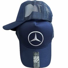 Бейсболка Mercedes-Benz Бейсболка Мерседес Кепка Mersedes для мужчин и женщин, размер 55-60, 00634 голубой