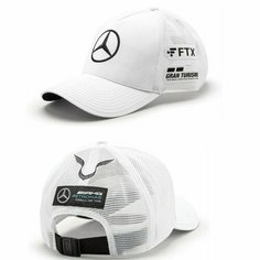 Бейсболка Mercedes-Benz Бейсболка Мерседес Кепка Mersedes для мужчин и женщин, размер 55-60, White 100