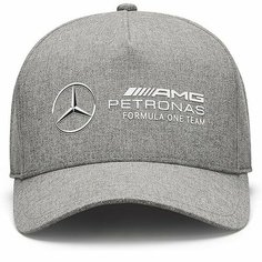 Бейсболка Mercedes-Benz Бейсболка Мерседес Кепка Mersedes для мужчин и женщин, размер 55-60, 00254 светло-серый