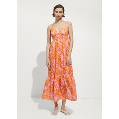 Платье MANGO CARINA, размер XL, оранжевый